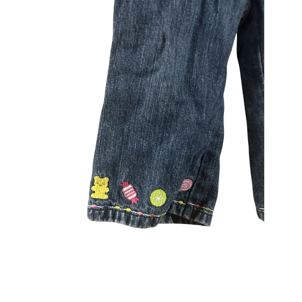Vintage Gymboree 2008 Embroidered Gummy Bear Jeans‎ Size 6-12mo. Euc